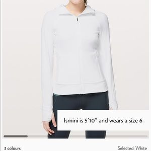 White workout Jacket